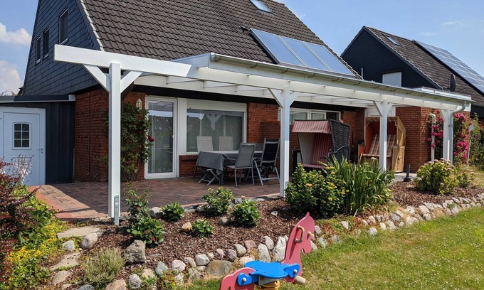 Friedrichskoog-Spitze House | Barnacle geese Kl. Steert - Holiday home Linneweber