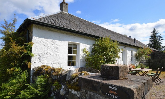 Minard Cabin | Barr Cottage at Minard with views over Loch Fyne sleeps 4 nr Inveraray-Sorry no pets allowed