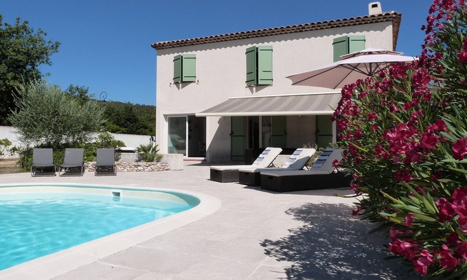 Nans-les-Pins House | Bastide near golf course - heated swimming pool (April to October) - car recharging station