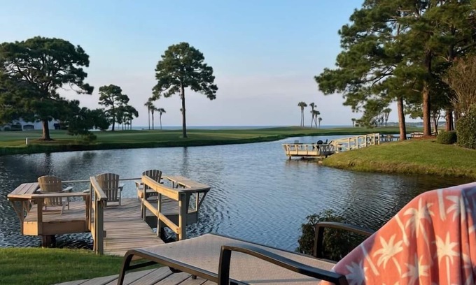 Miramar Beach Villa | Bay View, Villa Golf Cart, Private Deck, Blue Bayou 270 Fairways