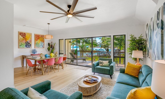Wailua Condo | "Bay Watch" at Lae Nani 335- 2 Bedroom Ocean View Condo with AC