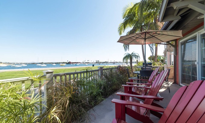San Diego House | Bayfront Dreams - Bay Views, Garage, Boardwalk & Patio