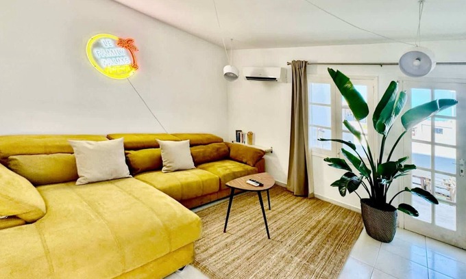 Playa Honda Apartment | Bayside Le Family Palms Eco-Boho Oasis with Terrace & BBQ