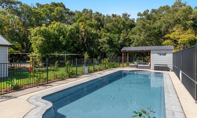 Yamba House | Bayview Beach House | Pet Friendly home with a pool