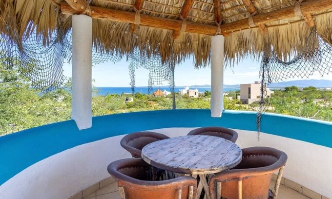 La Ventana House | Bayview Home with Office, Rooftop and Palapa Tower