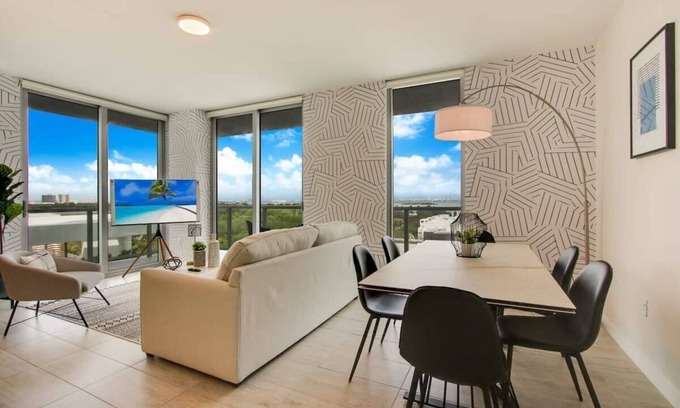 Northeast Miami Condo | Bayviews 2 Bdrm Miami Design Apt!