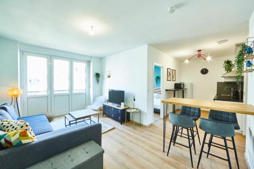 Mulhouse Apartment | BE-3D - Appartement F3 pour 1-4 pers au 3ème étage au centre de Mulhouse