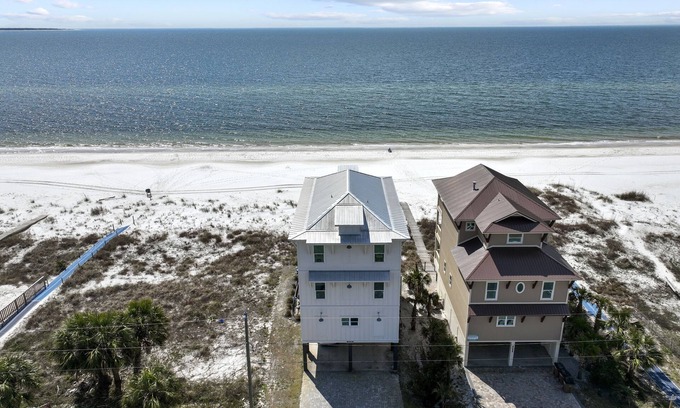 Port St. Joe House | Beach Beacon: Gorgeous Beachfront Home, Private Pool, Pet Friendly, Sleeps 24