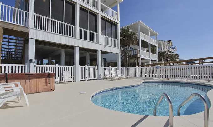 Cape San Blas House | Beach Blessing (gulf front, private pool, hot tub)