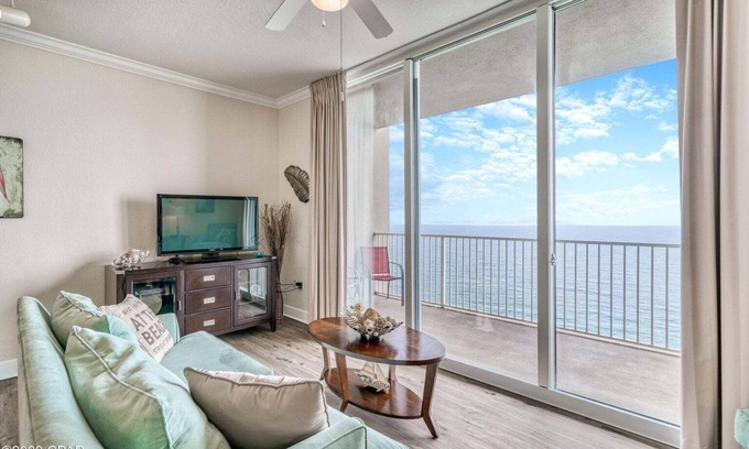 Panama City Beach Condo | Beach Bliss! Breathtaking Views from this 2 BR + Bunks, 3 BA + Beach Chairs!