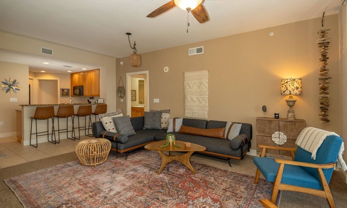 Cape Harbour Condo | Beach Boho Condo in Great Location 1116