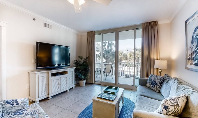 Fort Walton Beach Condo | Beach-Chic Condo On Okaloosa Island! Waterfall, Lazy River