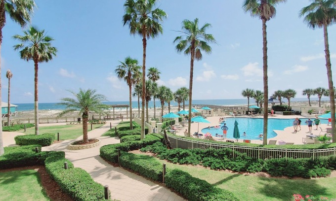 Fort Morgan Condo | Beach Club A205 - King/Bunk Full-Queen/Sofa WIFI-Direct Gulf View - Grill