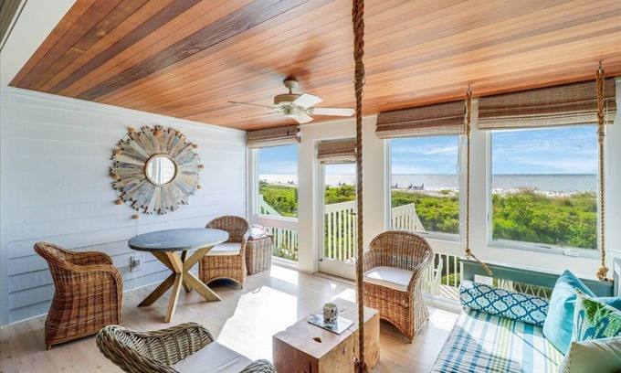 Isle of Palms Villa | Beach Club Villa 30 - Oceanfront! Pool! Walkout!