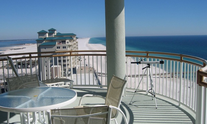 Navarre Beach Condo | Beach Colony East, Magnificent 17th Floor Penthouse Views, directly beachfront