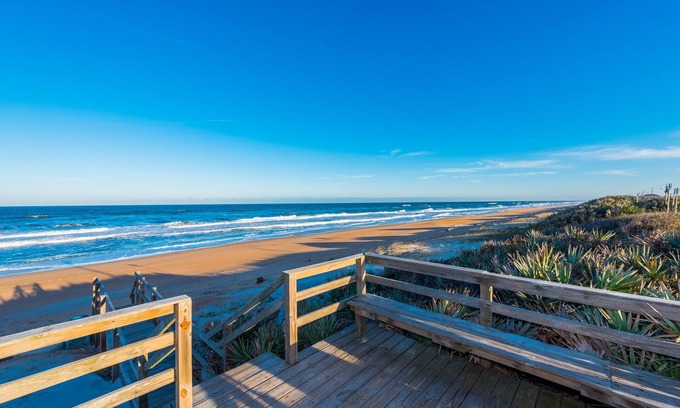 Ormond Beach Condo | Beach Condo with 3 pools, WiFi, and very private beach