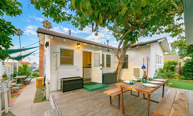 Ocean Beach House | Beach Cottage w/ Separate Casita & Private Hot Tub - Walk to Dog Beach & Dining