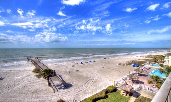 Indian Shores Condo | Beach Front 3BR/2BA Condo, Sleeps 8, Unit 410 in Exclusive Sand Dollar Resort