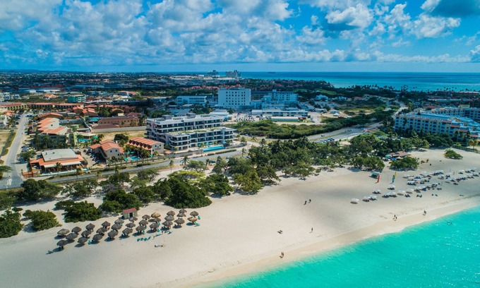 Oranjestad-West Condo | BEACH FRONT BRAND NEW PENTHOUSE ON EAGLE BEACH