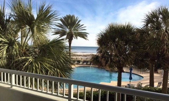 Fort Morgan Condo | Beach front Bristol 209- Dates Avail- 2 Bed-2 1/2 Bath