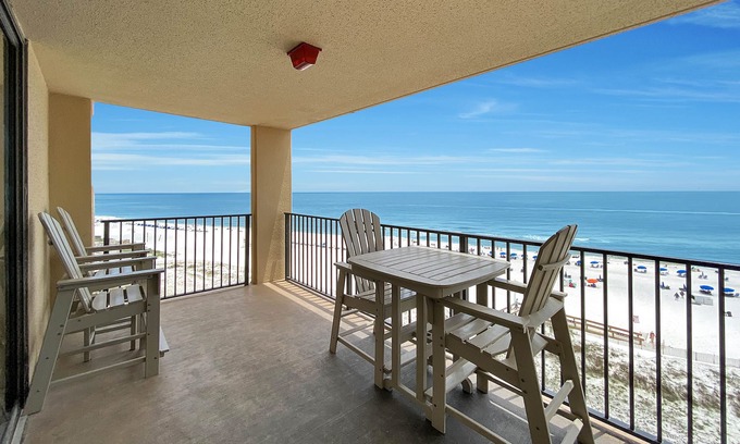 Orange Beach Condo | Beach Front Condo | Private Balcony | Splash Pad | My Beach Getaways