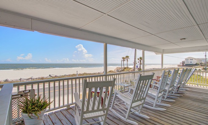 Folly Beach House | Beach Front Folly Beach 6 Bedroom 7 Bathroom Sleeps 14