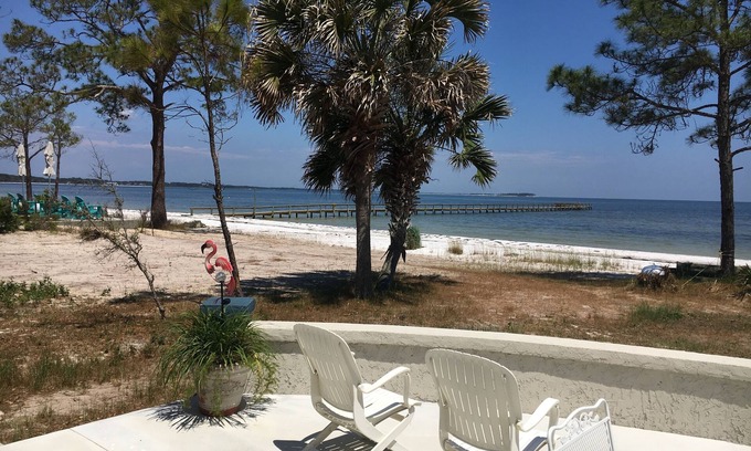Panacea House | Beach Front Home! Sleeps 12- 2 Separate Living Areas.