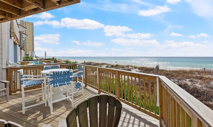 West Panama City Beach House | Beach FRONT Townhome w/Large balcony, and stunning Gulf Views