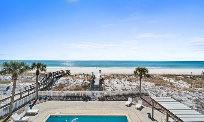Fort Walton Beach Condo | Beach Front, “Wave N' Sea” 202, Free Activities Included!