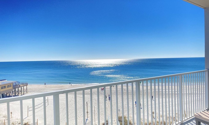 Gulf Shores Condo | Beach Front with stunning view! Seasonal Beach Chair rental included! n