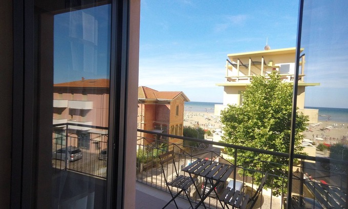 Viserba Apartment | Beach House Sea View, Viserba (RN), 2nd Floor