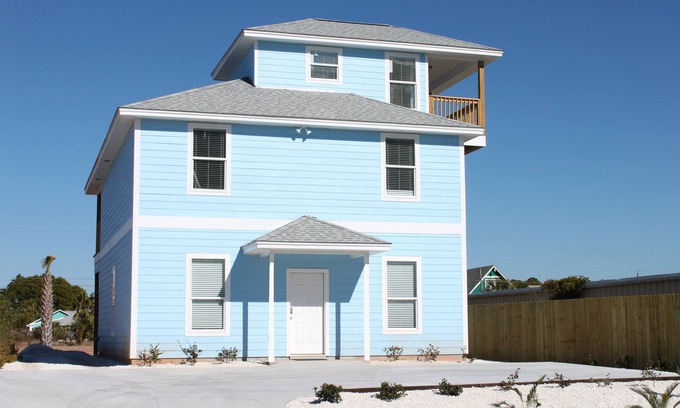 Crescent Beach House | Beach House w/Private Pool on Thomas Drive - Steps from the Beach