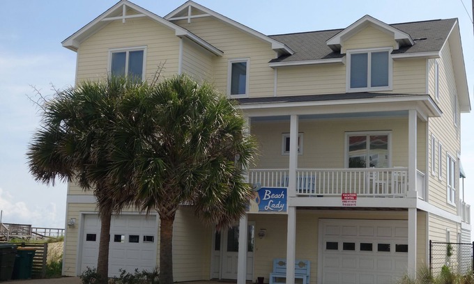 Kure Beach House | "Beach Lady", Oceanfront, 6BR/5BA, Luxury on the Beach