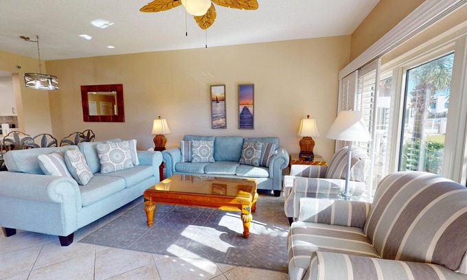 Sandestin Condo | Beach Manor 109 - ground floor, beachfront condo ~ walk to pool & beach