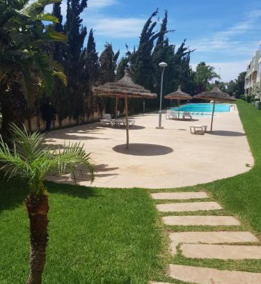 Dar Bouazza Apartment | Beach-Side 2-BR Oasis with Private Pool & Parking