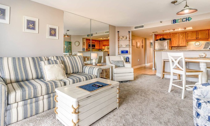 Myrtle Beach Condo | Beach Themed 1bd on Cabana Row in Myrtle Beach