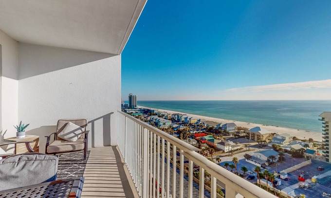 Panama City Beach Condo | Beach View | Contemporary | Private Balcony | FLPCB28