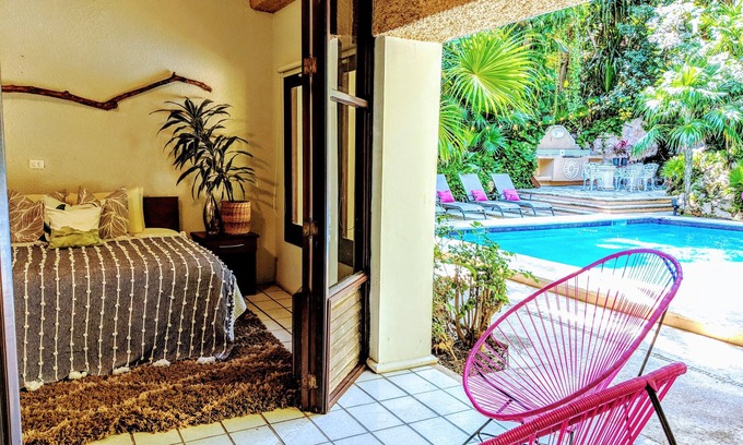 Playacar House | ❤️Beach Villa❤️Private Pool❤️Playacar❤️Boho decor