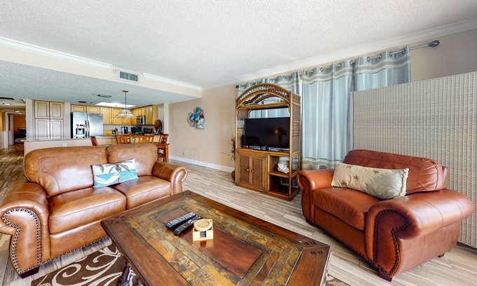 North Redington Beach Condo | Beachfront condo with pool, hot tub, balcony, & grill