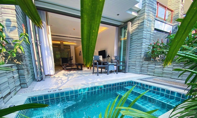 Sa Khu Apartment | Beachfront 2br home with private jacuzzi pool on stunning Naithon beach 3