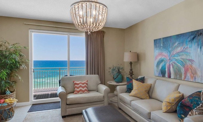 Panama City Beach Condo | Beachfront, 4th Floor, Walkable to the Fun! Discounted!