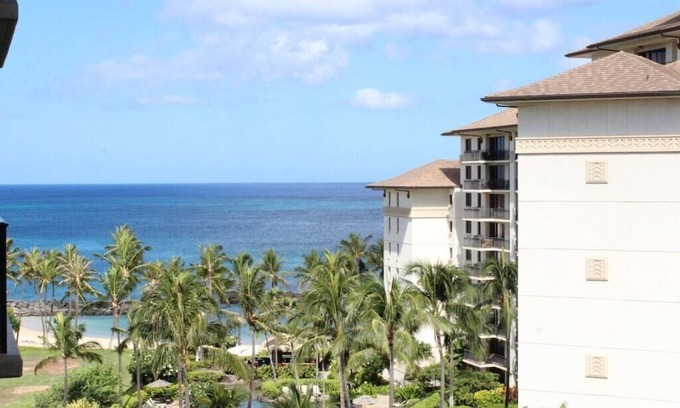 Ko Olina Condo | Beachfront 8th FL 3 bed at Beach Villas Ko Olina beautiful ocean views! OT821