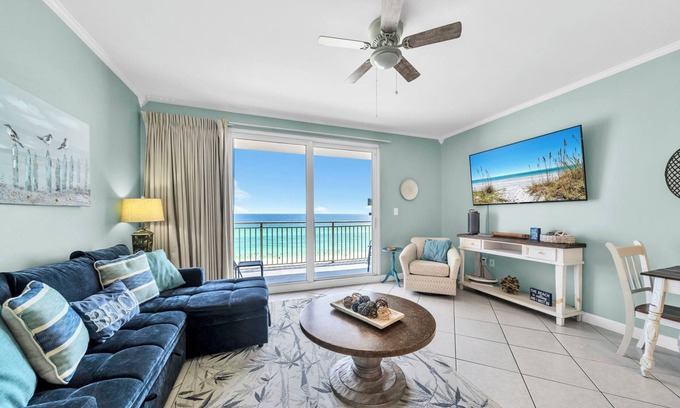 West Panama City Beach Condo | ⭐Beachfront-Beach Service-Fab Pool-Splash 303E⭐