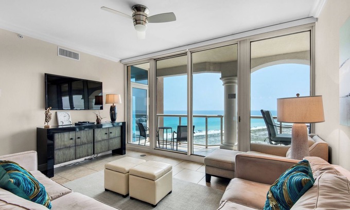 Pensacola Beach Condo | 🌅BeachFront-Beach Views-Spa-Pools-Boardwalk-2BR Portofino 5-1002🌅