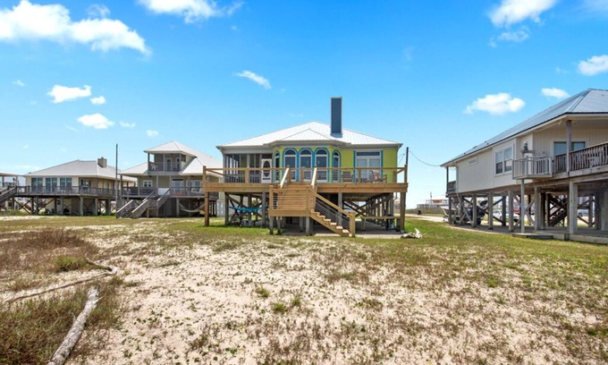 Dauphin Island House | BEACHFRONT BEAUTY! Southern Living at its best!
