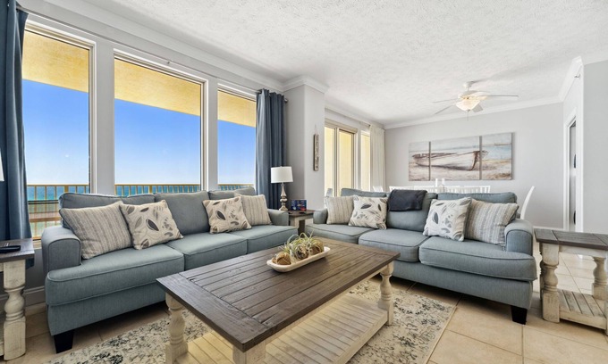 Thomas Drive Condo | Beachfront Bliss at Gulf Crest | Sleeps 8 + Pools, Views & More