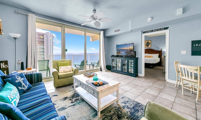 Panama City Beach Condo | 🌊Beachfront Complex-2BR Shores of Panama 1816🌊