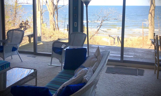 Port Sheldon Cottage | Beachfront Cottage On Lk Mich At Port Sheldon (8 mi. N of Holland)