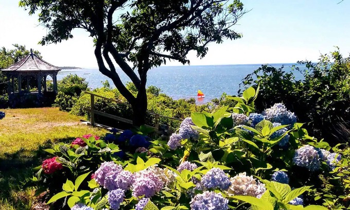 Brewster Cottage | Beachfront cute cottage on Private Beach. Best View on the Cape. on high bluff