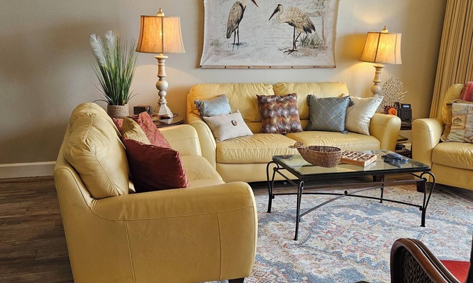 Fort Morgan Condo | Beachfront!-Enjoy the golden sun, turquoise surf & powder white sand in luxury